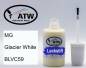 Preview: MG, Glacier White, BLVC59: 20ml Lackstift, von ATW Autoteile West.